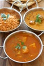 Various Bowls of Indian Cuisine