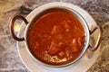Indian cuisine: chicken bhuna curry Royalty Free Stock Photo