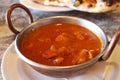 Indian cuisine: chicken bhuna curry Royalty Free Stock Photo