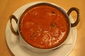 Indian cuisine: chicken bhuna curry Royalty Free Stock Photo