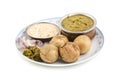 Indian Cuisine Dal Baati Royalty Free Stock Photo