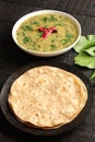 Indian cuisine- Dal palak dish Royalty Free Stock Photo