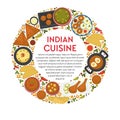 Indian cuisine restaurant menu, traditional food of India