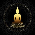 indian cultural buddha or guru purnima event background