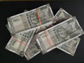 Indian currency 500 INR banknotes