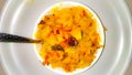 Indian curries -  special potato fry Royalty Free Stock Photo