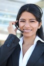 Indian Customer Service Woman Royalty Free Stock Photo