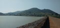 Indian dam long dam beautiful Road water mountain