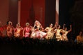 Indian dance troupe Royalty Free Stock Photo
