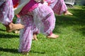 Indian dancers feet Royalty Free Stock Photo