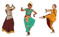 Indian dancers Royalty Free Stock Photo