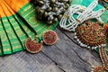 Indian decorations for dancing: bells for the legs - ganguru, elements of the Indian classical costume for dancing bharatanatyam