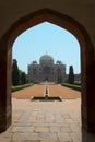 Indian Delhi Humayun tomb mausoleum. Travel to india