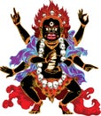 Indian demon Royalty Free Stock Photo