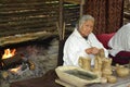 Indian Demonstration - Making Pottery