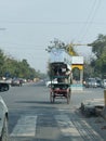 Indian Desi Jugaad Carriage on Rickshaw