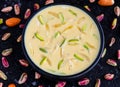 Indian dessert- kesar pista rabdi Royalty Free Stock Photo