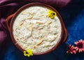 Indian dessert Rabri or Rabdi Royalty Free Stock Photo