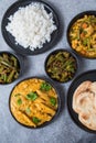 Indian Dinner Recipe Royalty Free Stock Photo