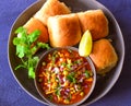 Spicy misal pav Maharashtian snack