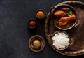 Indian dish Spicy Chicken Curry Masala