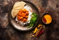 Indian dish Spicy chicken tikka masala