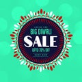 Indian diwali sale background with offer details Royalty Free Stock Photo