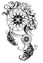 Indian Dream catcher vector Royalty Free Stock Photo