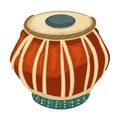 Indian drums, old fashioned music instruments