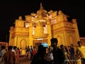 Indian Durga puja festival temple image of west bengal