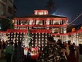 indian durga puja pandal festaval creation