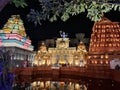 indian durga puja pandal festaval creation