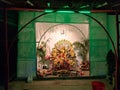 indian durga puja pandal festaval creation