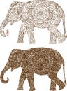 Indian elephant patterns