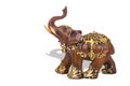 Indian Elephant Statue On White Royalty Free Stock Photo