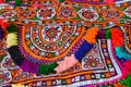 indian Embroidery handmade style background ,Ahir Embroidery vintage style ,Indian patchwork carpet in india,craftsman