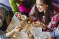 Indian Ethnicity Drinking Cafe Break Coffee Tea Concept Royalty Free Stock Photo