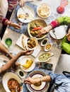 Indian Ethnicity Meal Food Casual Society Concept Royalty Free Stock Photo
