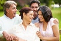 Indian Family Walking In Countryside Royalty Free Stock Photo