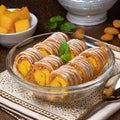 Sweet food Dry Fruits Mango Roll