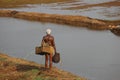 Indian Farmer on Wet Koal lands -Kerala