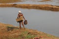 Indian Farmer on Wet Koal lands -Kerala