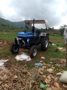 Indian farmer with nature photo