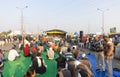 Indian farmer protest against new farm bill at Delhi-Uttar Pradesh border