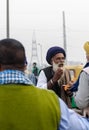 Indian farmer protest against new farm bill at Delhi-Uttar Pradesh border