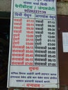 Velage ferriboat timetable of dighi to agardanda in India for guidance of passengers