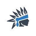 Indian feathers icon