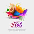 Indian festival happy Holi with colorful background. abstract vector illustration design Royalty Free Stock Photo