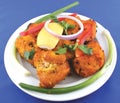 Indian fish pakora Royalty Free Stock Photo