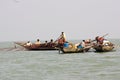 Indian fisherman on the Chilika lake